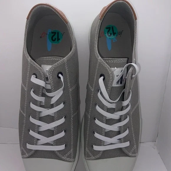 johnnieO Sail Away Sneakers Grey Size 12 NWOT - Picture 10 of 11